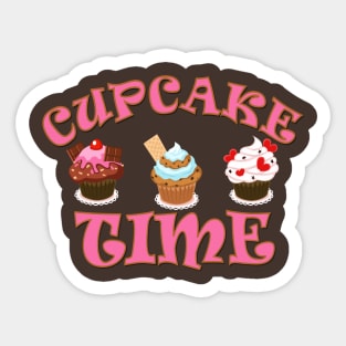 Cupcake Time Sticker